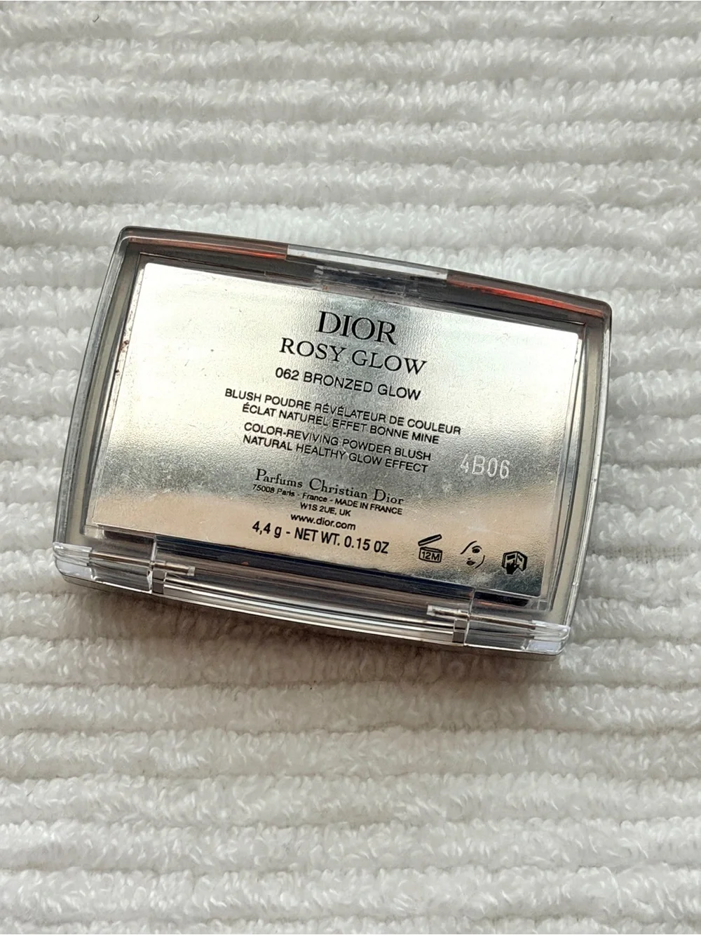Dior Rosy Glow Blush in discontinued shade 062 BRONZED GLOW with Dust Bag Auth!